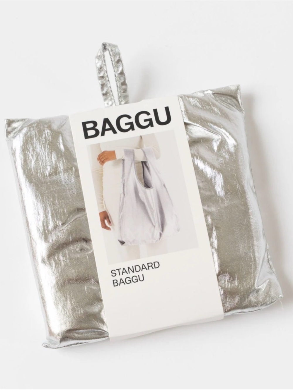 BAGGU: Standard Reusable “Metallic Silver”🩶